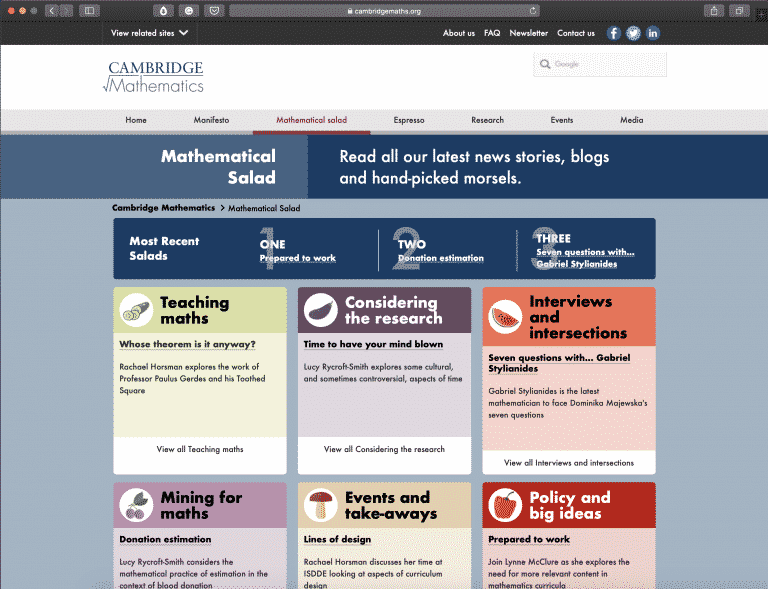 Mathematical Salad | Best Math Blogs Directory | Abakcus