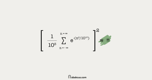 The Formula to Get 42 Billion Digits of π